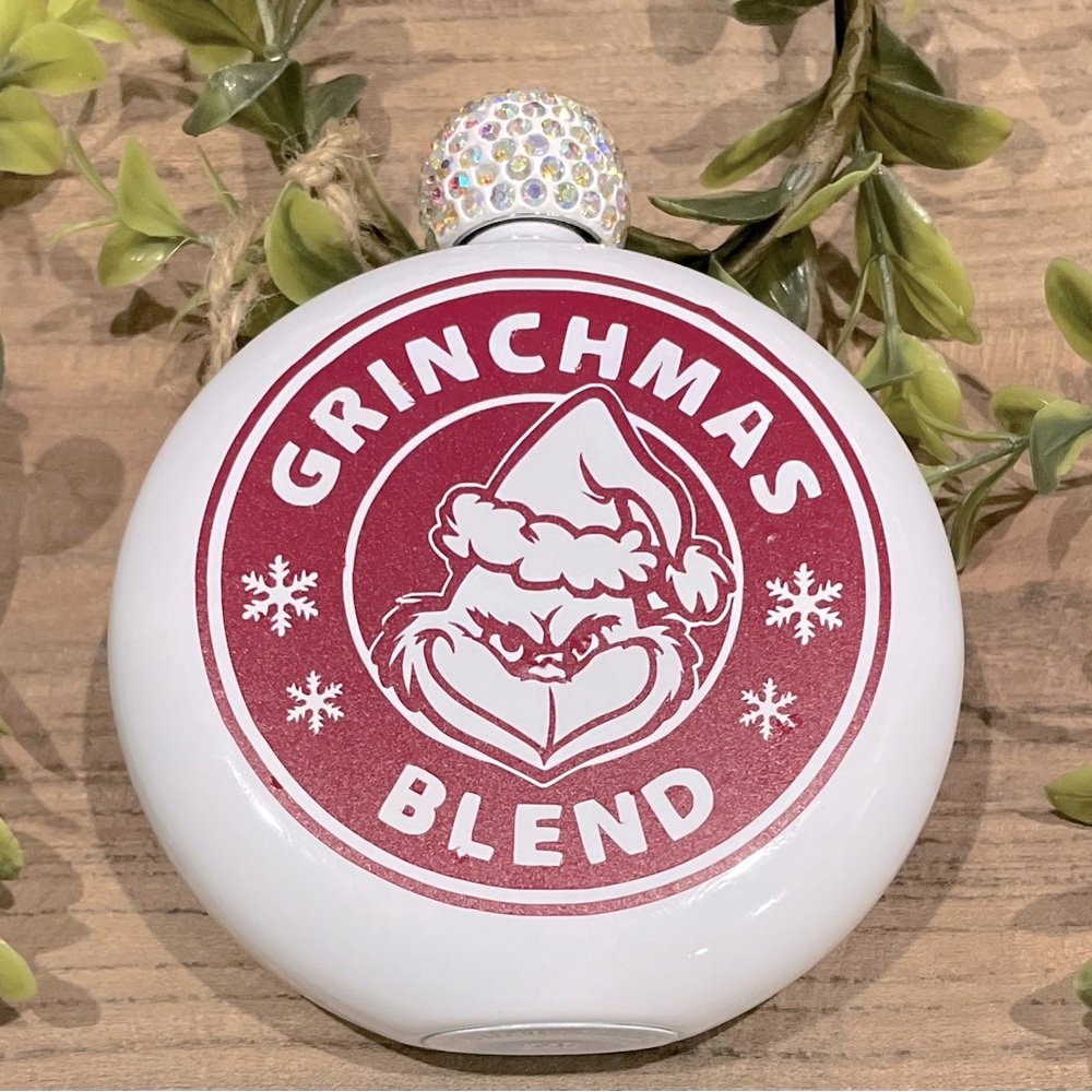 Grinchmas blend flask